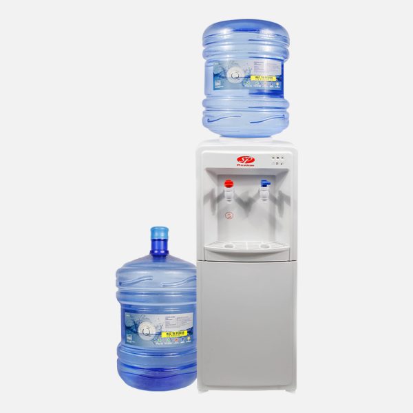 PACK PEDESTAL VENTILADOR INCLUYE DISPENSADOR + 2 BOTELLONES DE 20 LTS